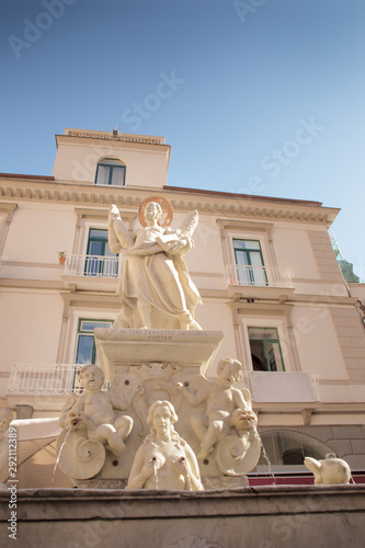 amalfi water fountain photo