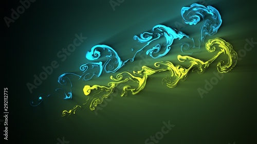 Obraz na płótnie Abstract background. Smeared color wallpapers, backgrounds. Magic color pattern. Colored blur, blot. w salonie