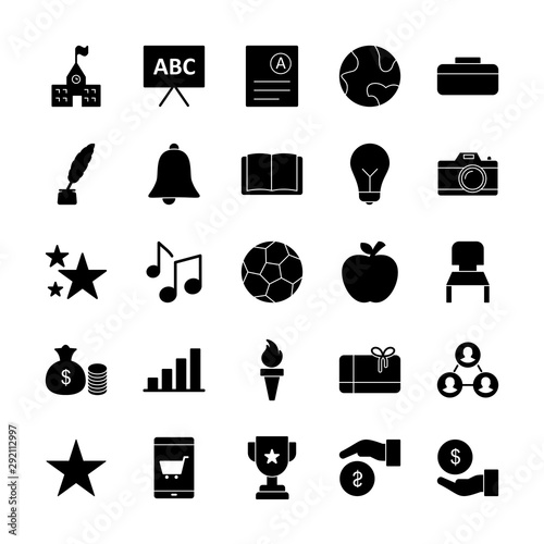  25 decent icon sheet of universal