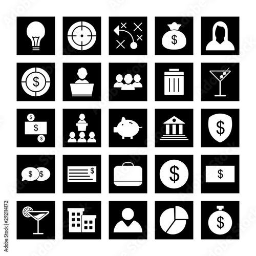 25 decent icon sheet of universal