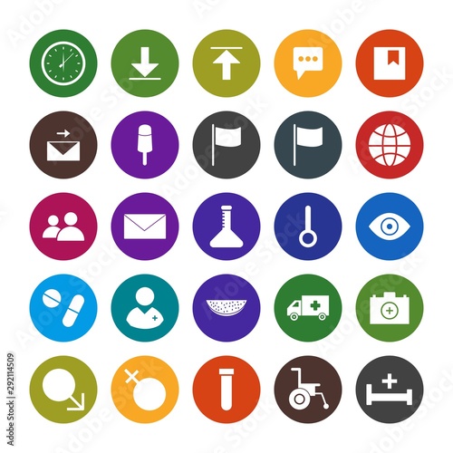 creative universal icon set of 25 © Encoder X Solutions