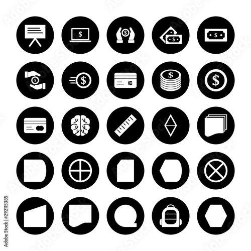 25 decent icon sheet of universal