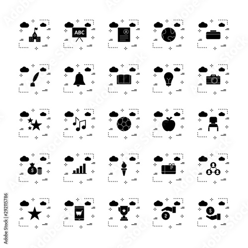  25 decent icon sheet of universal