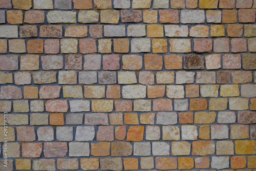 Fototapeta premium Background. Stone masonry and natural stone.