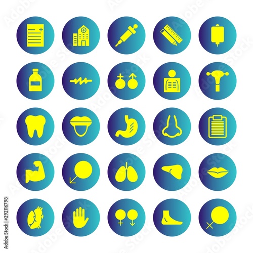 25 decent icon sheet of universal