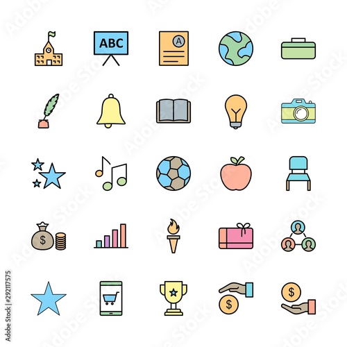  25 decent icon sheet of universal