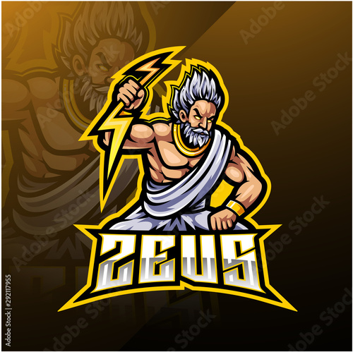 Zeus sport mascot logo design