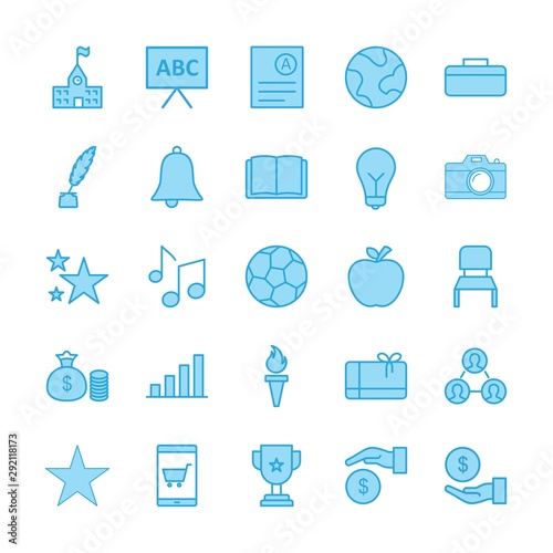  25 decent icon sheet of universal