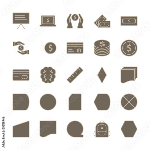 25 decent icon sheet of universal