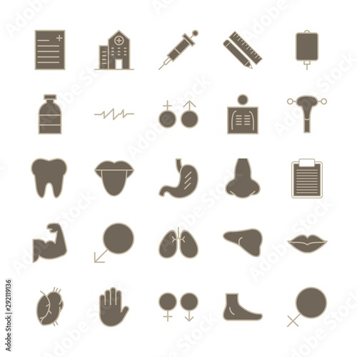 25 decent icon sheet of universal