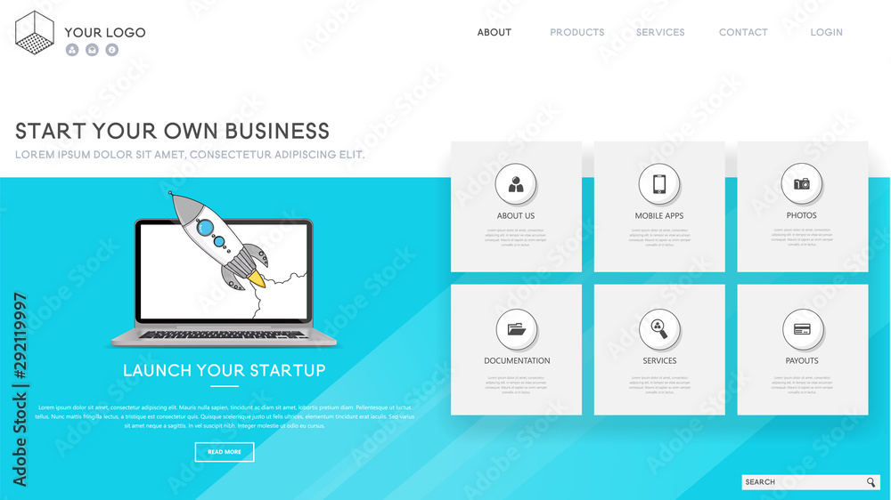 Web page design template. Modern vector illustration concepts for website and mobile website development. Web page design template. Modern vector illustration concepts for website and mobile website development.