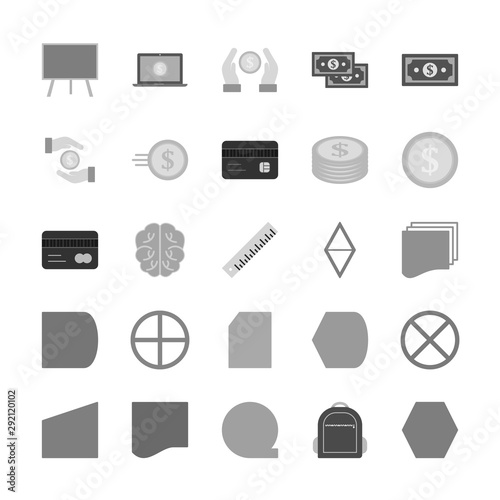 25 decent icon sheet of universal