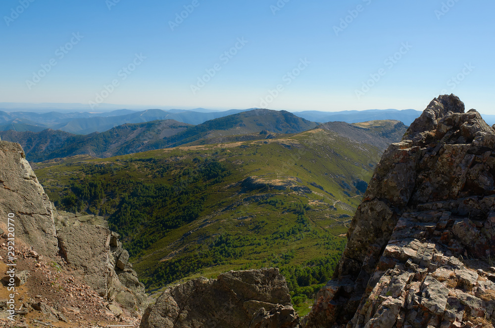 Vistas desde la Peña de Francia, Salamanca, España Vistas desde la Peña de Francia, Salamanca, España