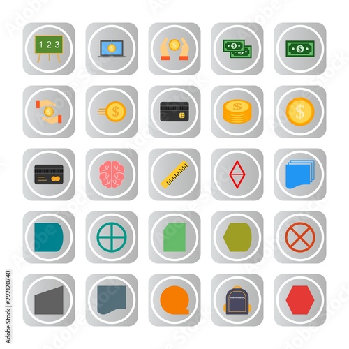 25 decent icon sheet of universal