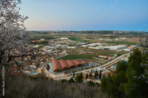 Vistas desde el Castillo de Peñafiel, Valladolid, España