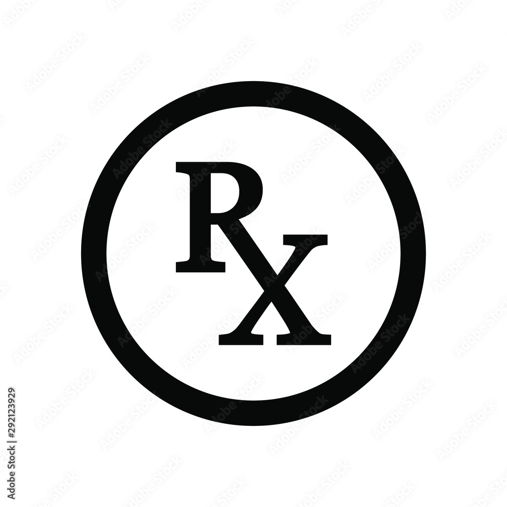 Medical symbol : Rx signage template Medical symbol : Rx signage template