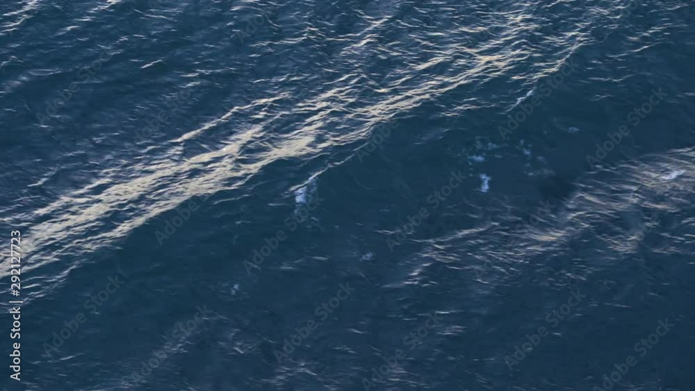 Calm sea surface, waves and tide, aerial view background in 4k Calm sea surface, waves and tide, aerial view background in 4k