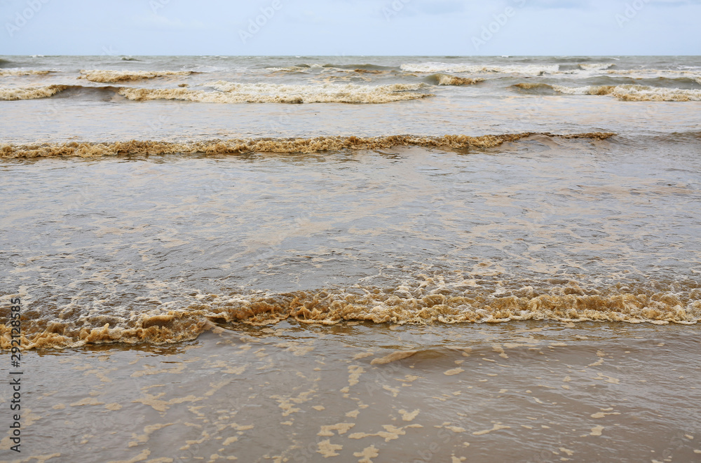 Storming sea with waves crashing. Black Sea. Storming sea with waves crashing. Black Sea.