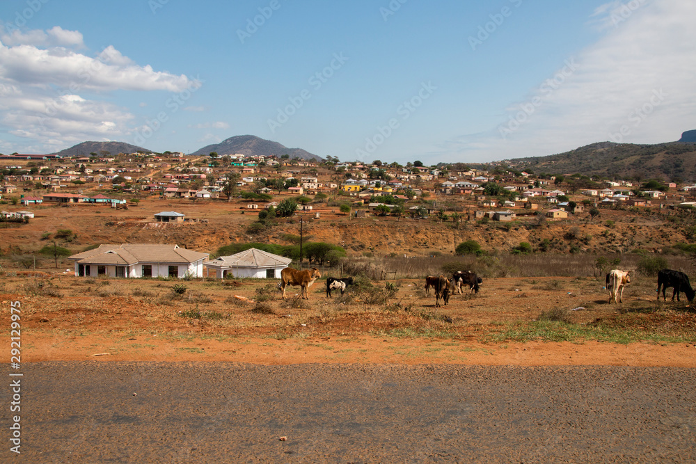 Rural Housing Scattered over Hillside Rural Housing Scattered over Hillside