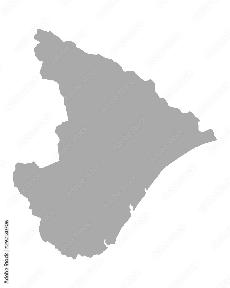 Karte von Sergipe