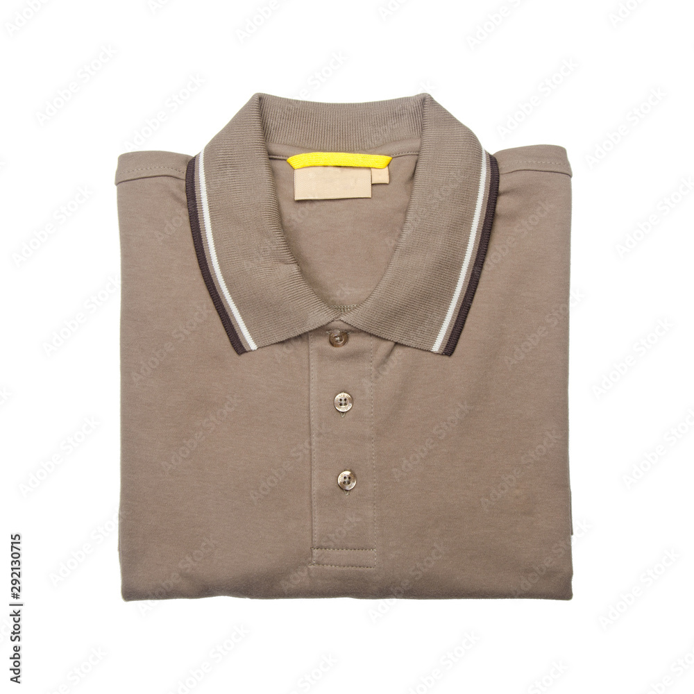 shirt or polo shirt for men isolated on white background. shirt or polo shirt for men isolated on white background.