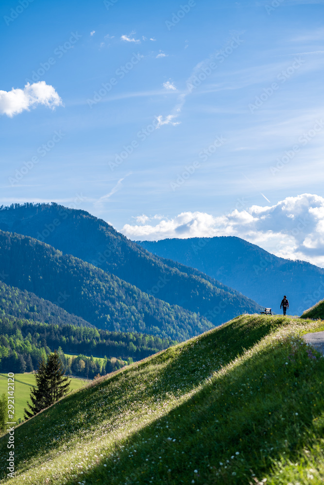 Amazing landscape of val di funes in south Tyrol, Italy.