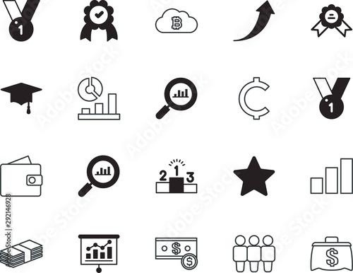 success vector icon set such as: mining, hat, transparent, people, cent, digital, wallet, bit, knowledge, credit, quality, pounds, team, shopping, stage, bitcoin, degree, trust, seminar, flipchart