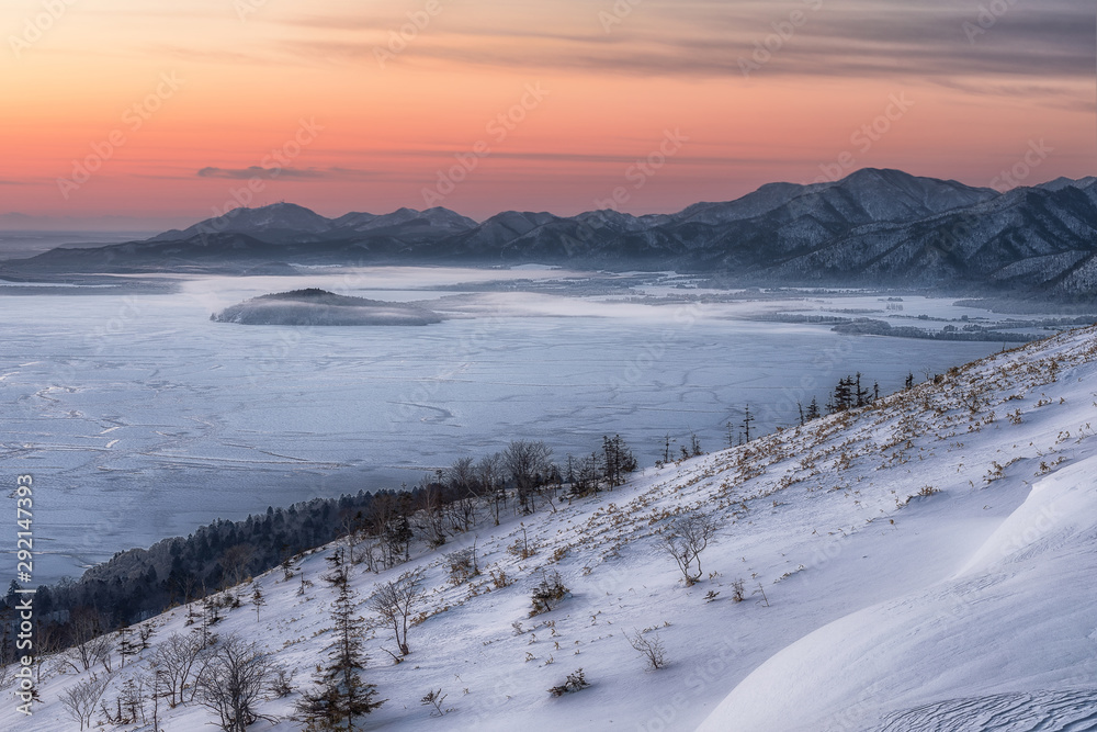 北海道・道東 美幌峠の朝焼け 北海道・道東 美幌峠の朝焼け