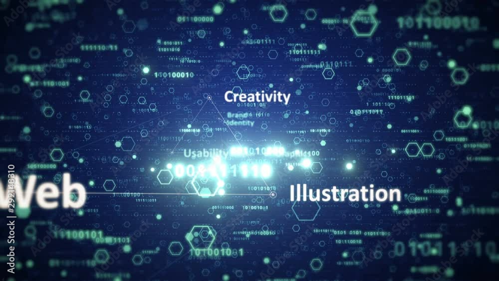 print graphic design concept video