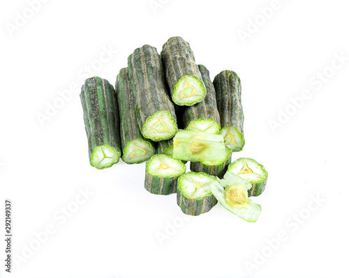 Quadro su tela Moringa oleifera lam on white background