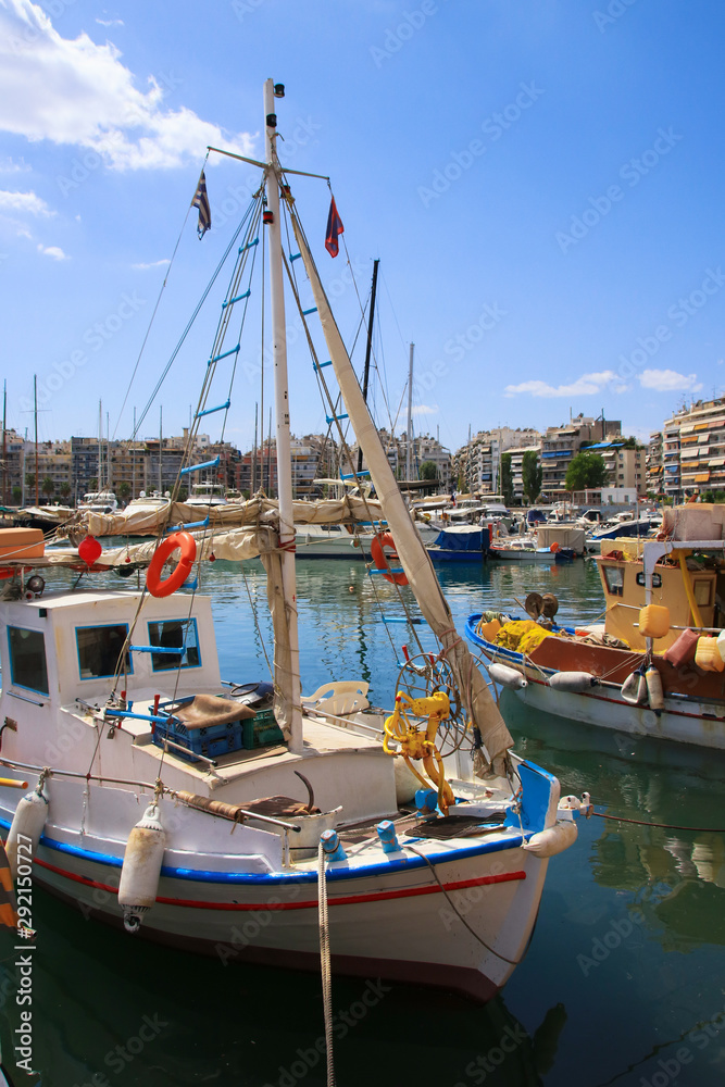 The marina of Piraeus, Athens, Greece