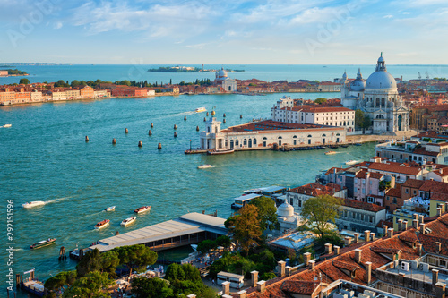 View of Venice lagoon and Santa Maria della Salute. Venice, Italy © Dmitry Rukhlenko