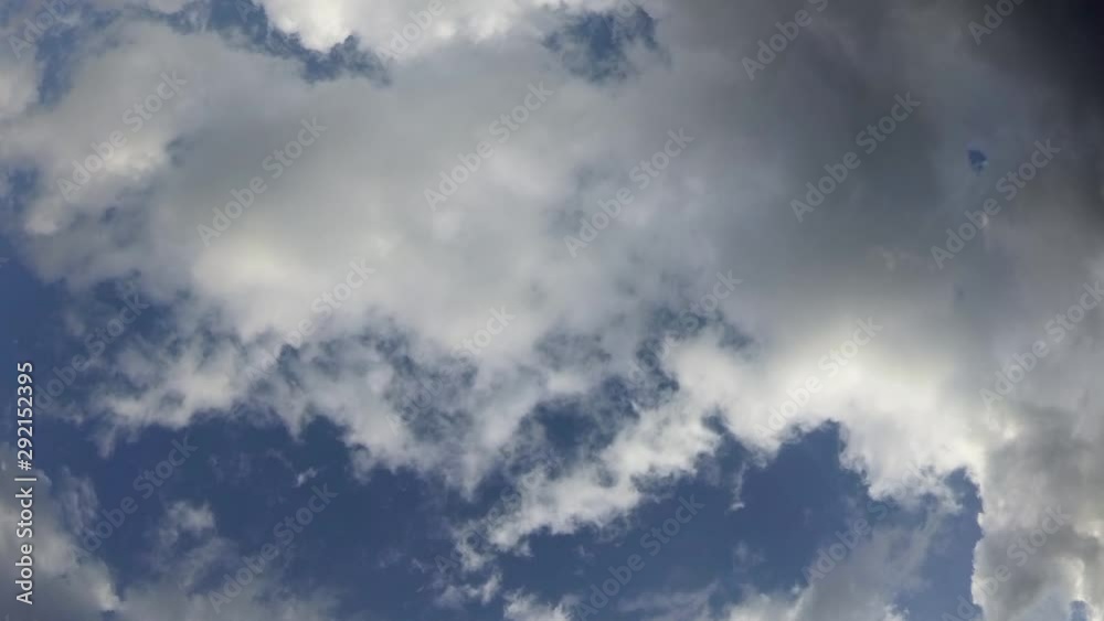 blue sky with white clouds