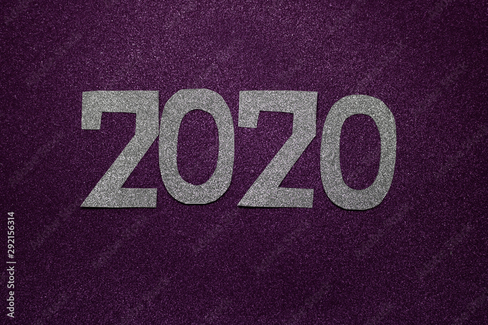 Numbers 2020 on door - new year concept background. Numbers 2020 on door - new year concept background.