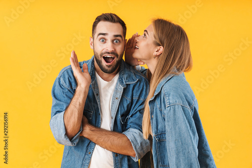 Portrait of an attractive young couple photo