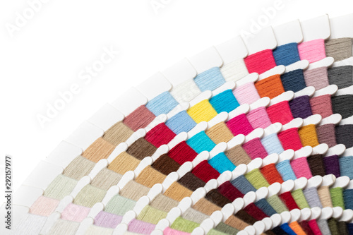 Plakat Thread color palette card