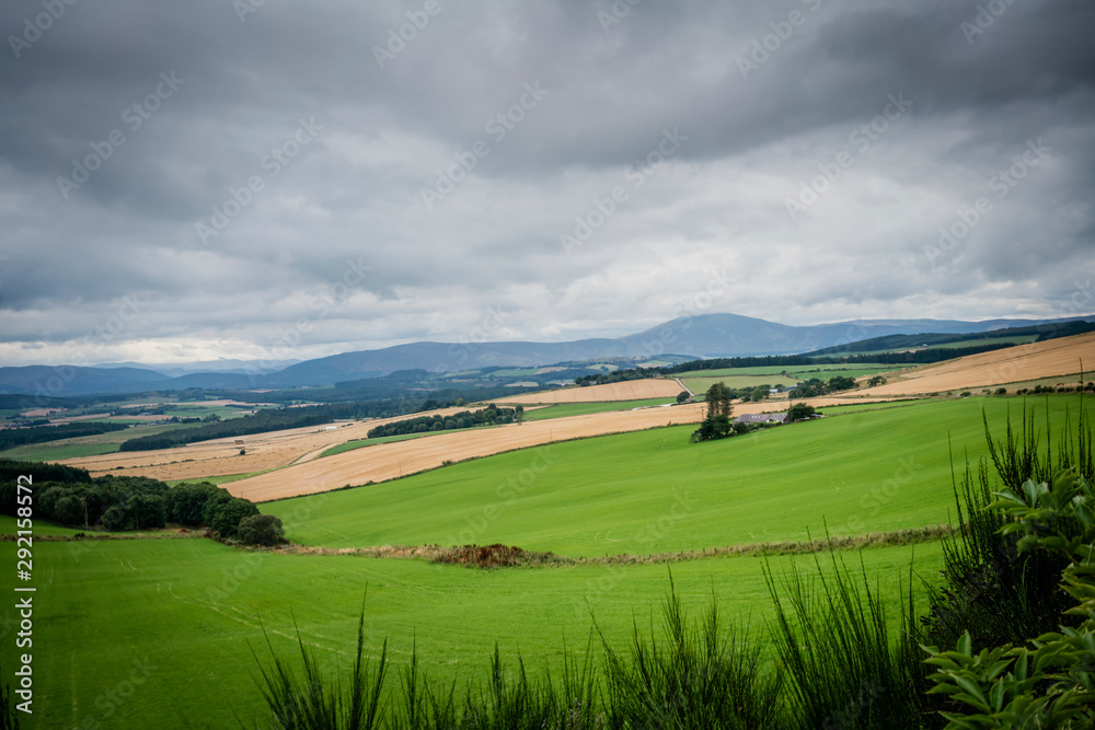 Fototapeta premium Queens View, Tarland, Aberdeenshire, Scotland