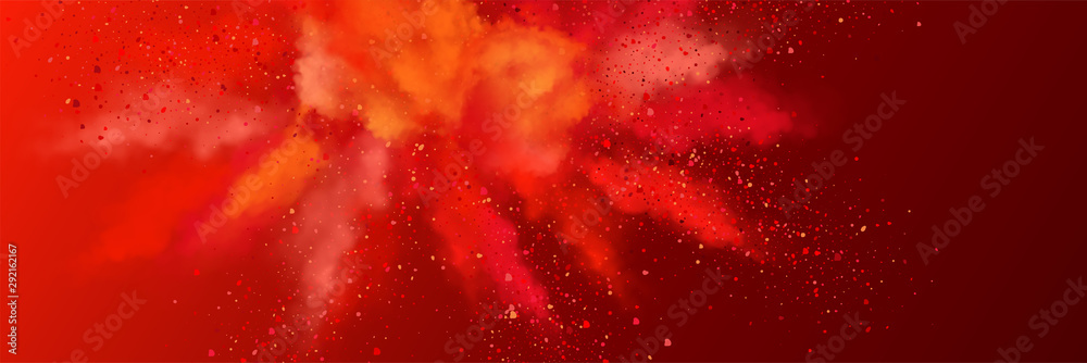 Red Abstract Background