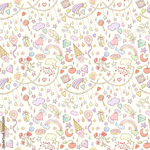 Seamless kids pattern