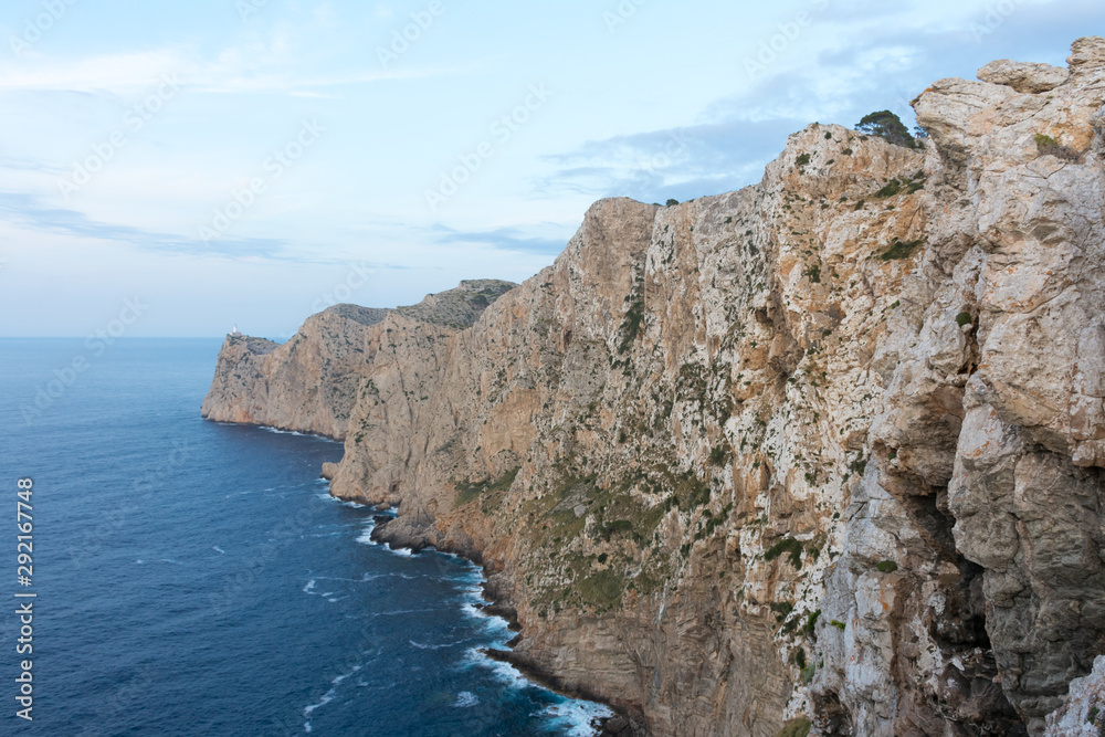 rocks near Cape Formentor in Mallorca