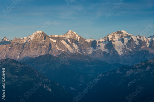 Gipfel von Eiger, Mönch und Jungfrau