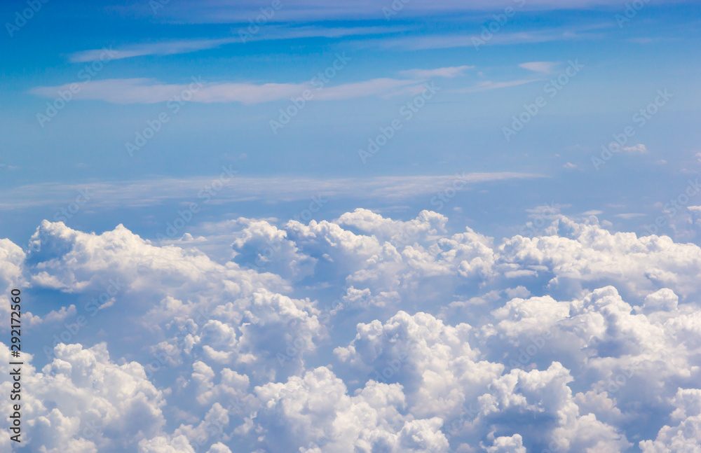 The beautiful blue sky and cloudy The beautiful blue sky and cloudy
