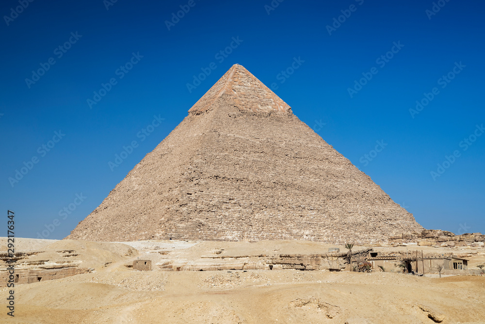 Pyramid of Khafre, Giza, near Cairo, Egypt Pyramid of Khafre, Giza, near Cairo, Egypt