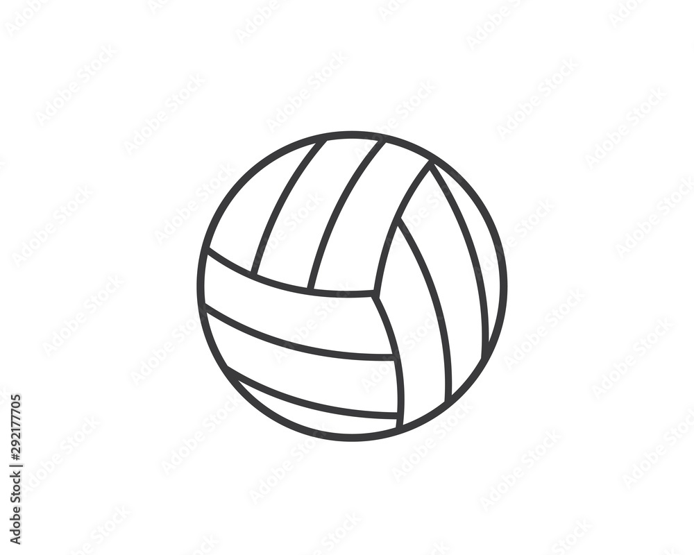 volley ball vector icon illustration