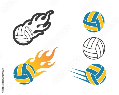 volley ball vector icon illustration