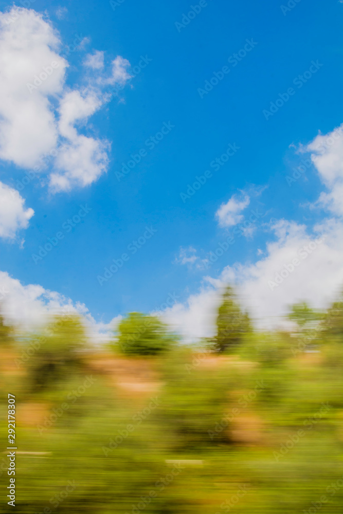 Fototapeta premium moving window