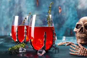 Bloody Halloween party cocktail