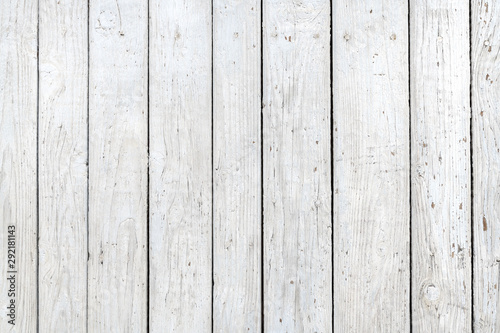 White wooden planks background