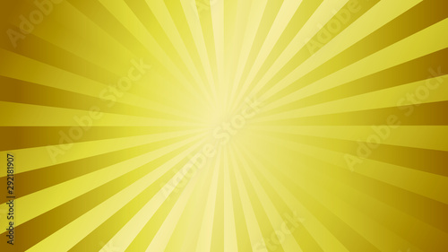 golden metallic style polished gradient color sun burst background