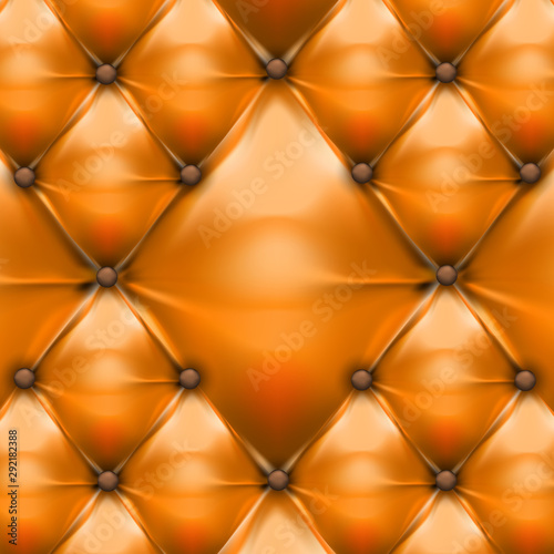 orange upholstery leather pattern vector background